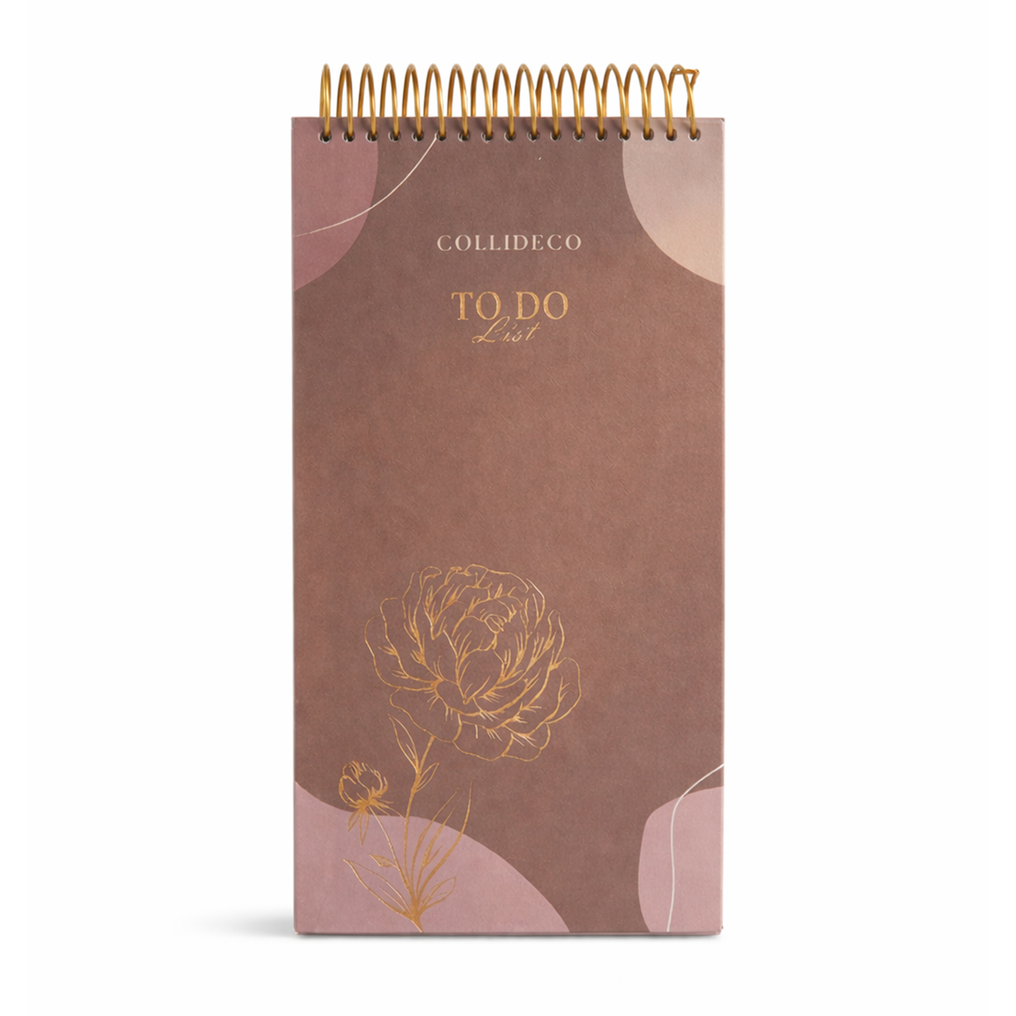 The Golden Bloom To Do List Notepad