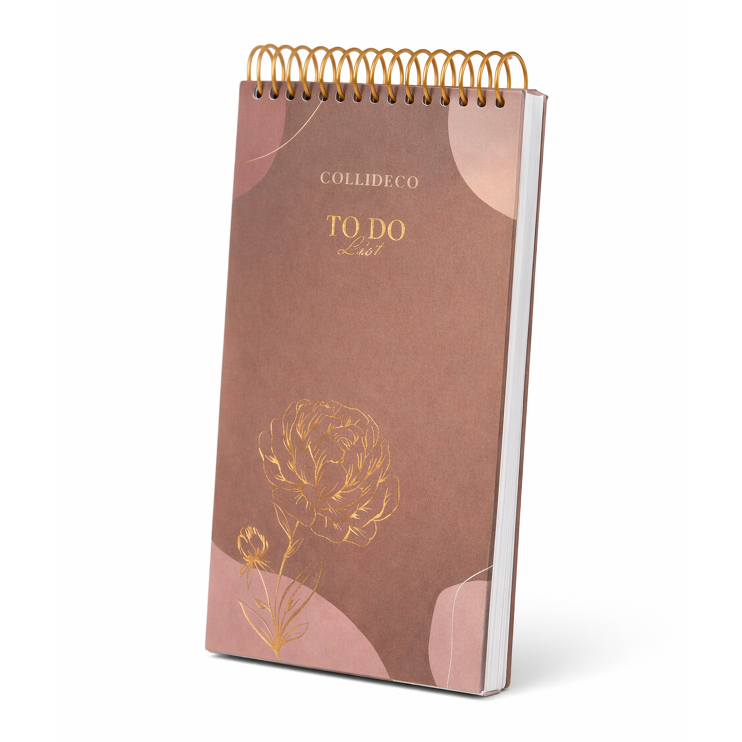 The Golden Bloom To Do List Notepad
